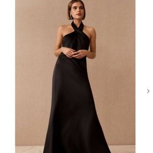 BHLDN Ruby Satin Charmeuse Dress